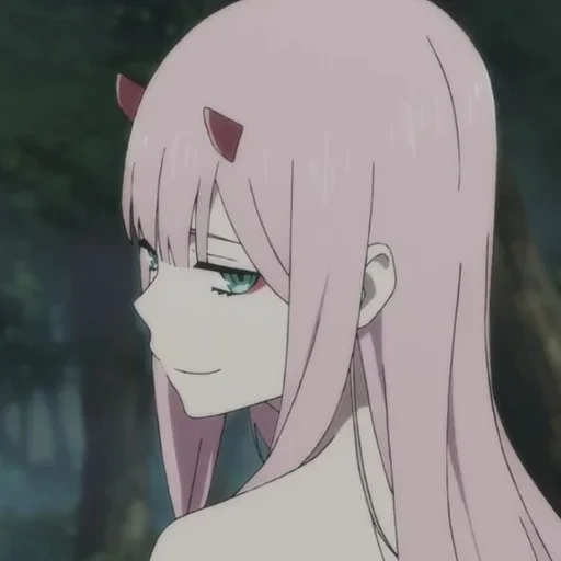 zero two, персонажи аниме, милый во франке 02, любимый во франксе, синяя zero two franxx