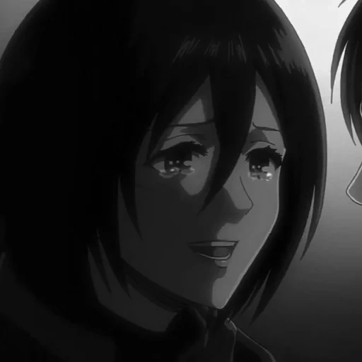 picture, eren mikasa, attack of the titans, mikasa eren death, titan attack eren mikas