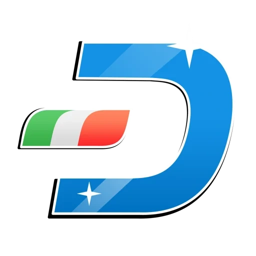 dash, logo, logo delle lettere, segno vettoriale, lettera stilizzata d logo