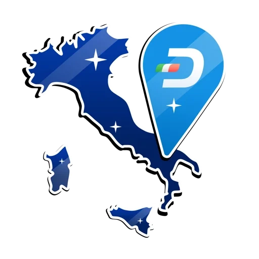 mapa italiano, todas las regiones de italia, mapa vectorial, imagen de silueta italiana, vector de mapa italiano
