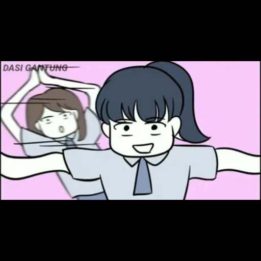 animation, animasi, annonanam, daimaru girl, ask frisk comic