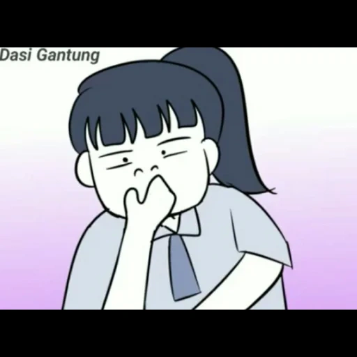 anime, animasi, annonanam, tidak ada nose knows, karakter anime