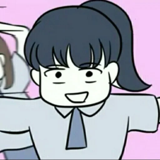 dan, anime, anime, kartun, daimaru é uma garota