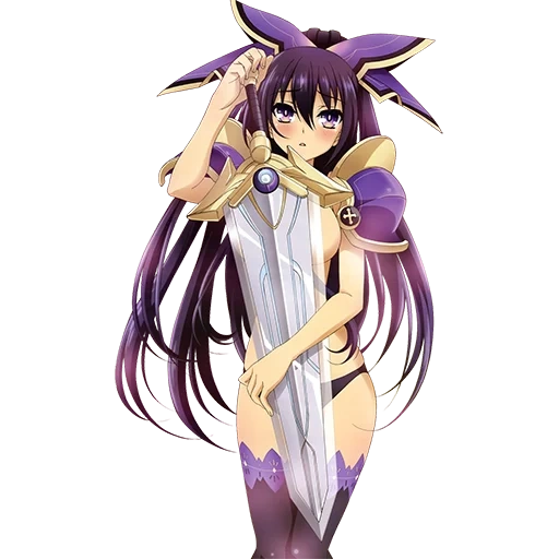 аниме рандеву, yatogami tohka, рандеву жизнью, yatogami tohka рендер, date a live tohka dakimakura