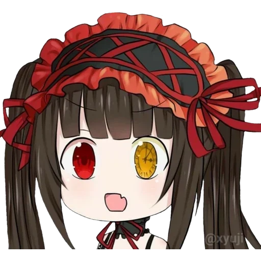 kurumi, tokisaki, kurumi chibi, vida de randeus, tokisaki kurumi