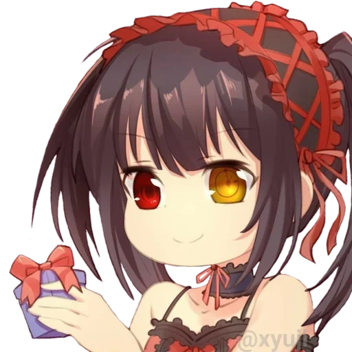 kurumi, randeus life, tokisaki kurumi, kurumi tokisaki chibi, kurumi tokisaki avatar