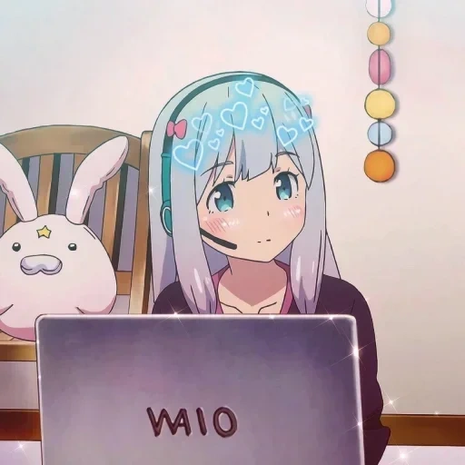 days, sagiri, cartoon cute, animation funny, cartoon characters