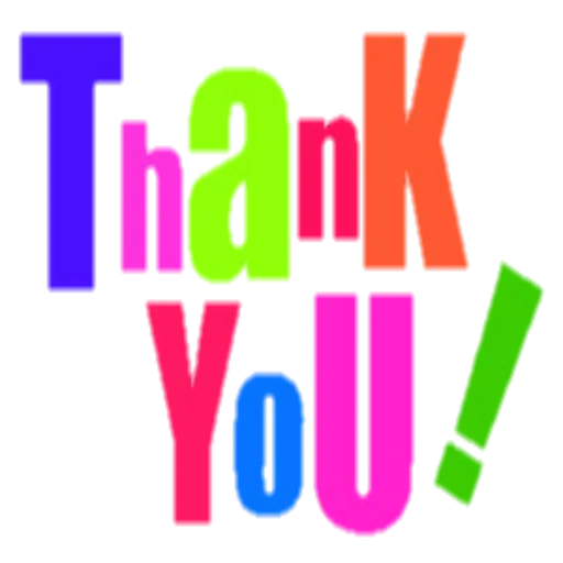 спасибо, английский текст, постер thank you, thank you clipart