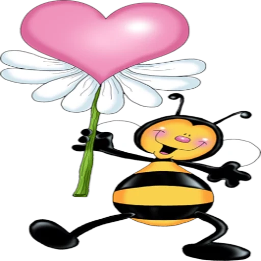 пчелки, пчела клипарт, красивая пчелка, пчелки цветах клипарт, пчелки прозрачном фоне