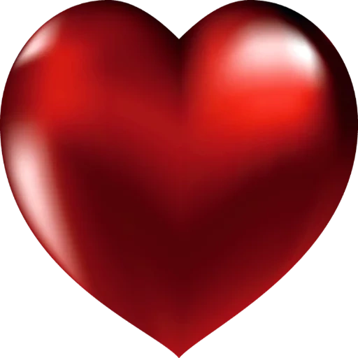 сердце, большое сердце, сердце клипарт, объемное сердце, большое красное сердце