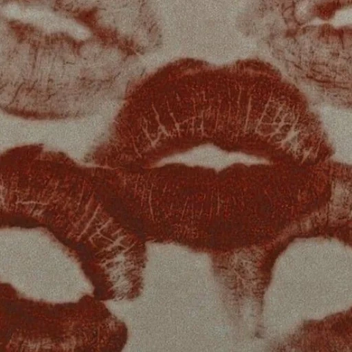 estética, estética roja, beso caliente, obsesionada, collage estético