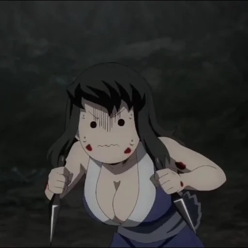 anime, titanes de anime, personajes de anime, anime sobre samurai, cuchilla cortando demonios de esposas tengen