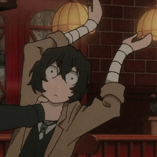 dazai, papà, osamu dadzai, dazai kunikida, padzai osamo stop frame