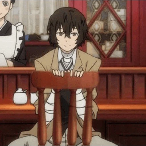 dazai, osamu dadzai, anime de dazai osamu, dazai great dogs wandering, ótimos cães vadios dadzai osamu