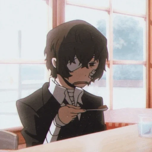 osamu dazai, chuya osamu dazai, osamu dazai animation, ozaiji, stray dog