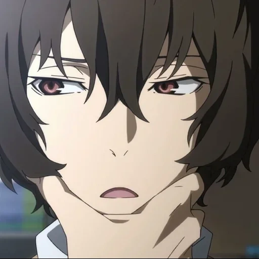 dadzai, osamu dadzai, dadzai osamu augen, dadzai osamu anime, große streunende hunde dazai