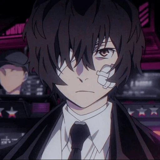 dazai, osamu dadzai, visual dadzai osamu, screenshots de dazai sorri, dadzai osamu anime triste