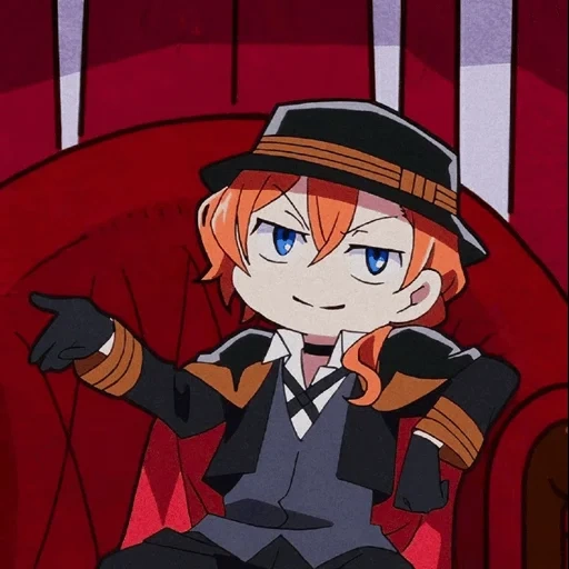 аниме, chuuya, чуя 15, тюя накахара, чуя накахара