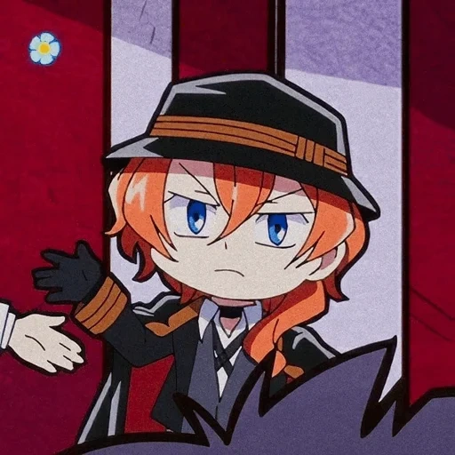 chuuya, chuya nakahara, chuuya nakahara, chuya nakahara anime, karton chuya nakahara