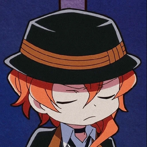 chuuya, querida, zhongyuan chuya, papel de animação, chuuya nakahara