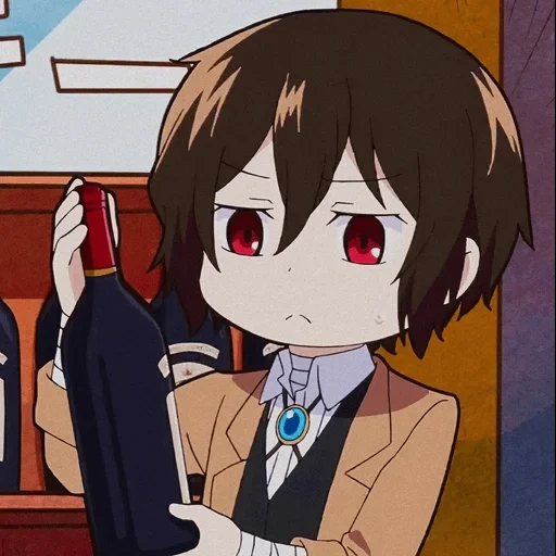 chibi dazai, anime ideas, anime cute, anime characters, from stray dogs