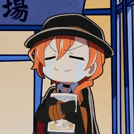 chuuya, чуя чиби, накахара, чуя накахара, chuuya nakahara