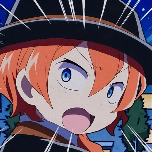 chuuya, planície central, personagem de anime, chuuya nakahara, animação bungo stray dogs man