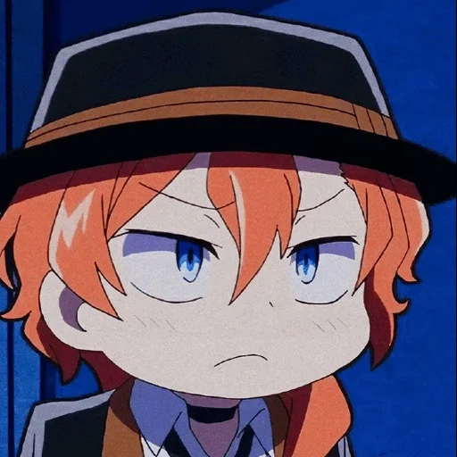 chuuya, zhongyuan qiuya, personagem de anime, chuuya nakahara, ícone de animação bsd