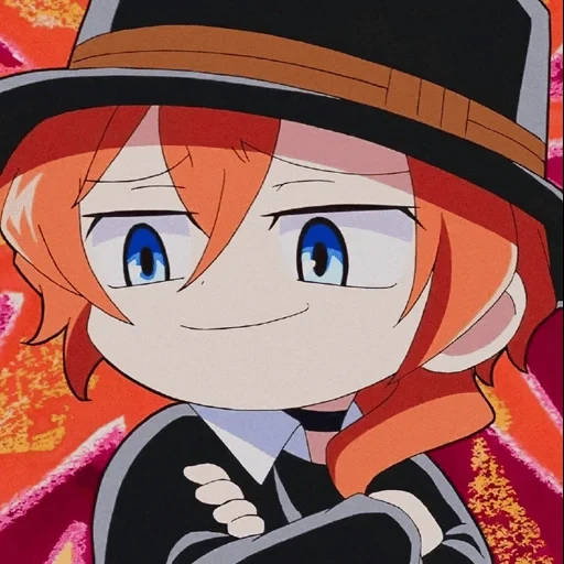 chuuya, chuya nakahara, anime charaktere, chuuya nakahara, bsd symbole anime