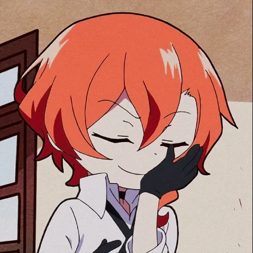 anime, chuuya, scolaretto, osamu dadzai, personaggi anime