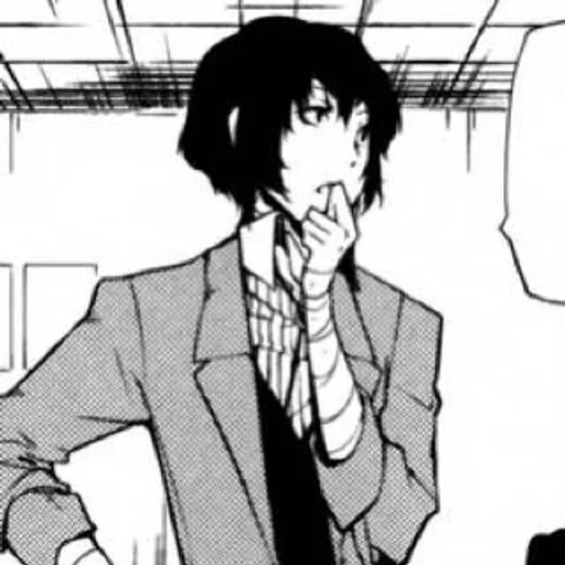 dazai, dazai bsd, dazai kini, osamu dadzai, dazai bsd manga