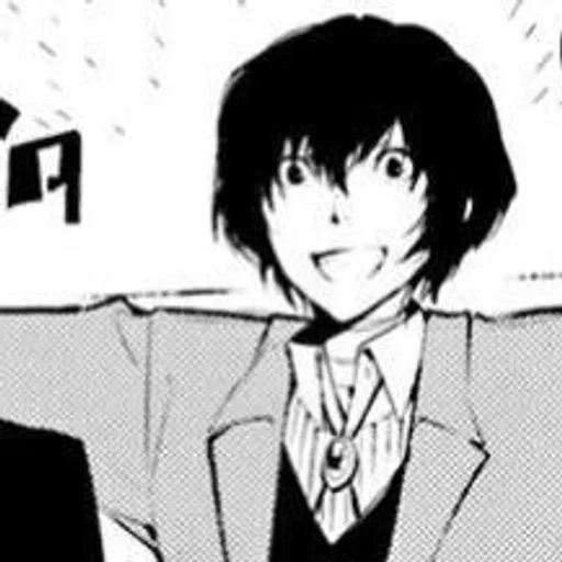 dazaï, dadzai, image, dazai bsd, manga dazai bsd