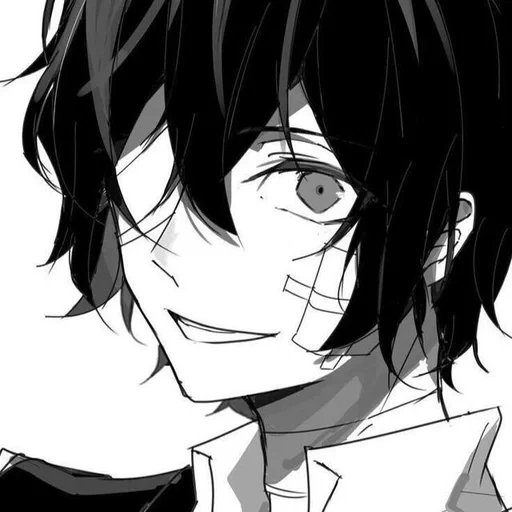 dazai, anime pessoal, osamu dadzai, cara de anime, dadzai osamu nas células