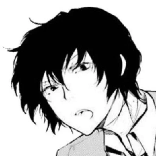 dazai, dadzai, dazai kini, osamu dadzai, manga da dazai bsd