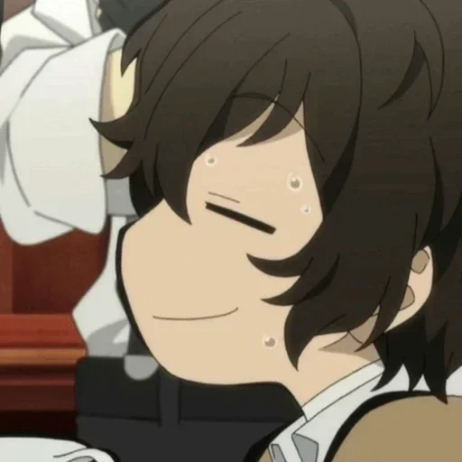 dazai, dadzai, osamu dadzai, anime dadzai osamu, dadzai osamu marah