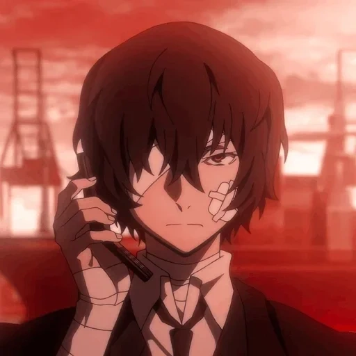 dazai, osamu dadzai, anime de dazai osamu, anime dadzai osamu, dadzai osamu o vilão