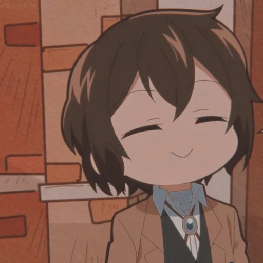 dazaï, anime, image, chibi dazai, osamu dadzai