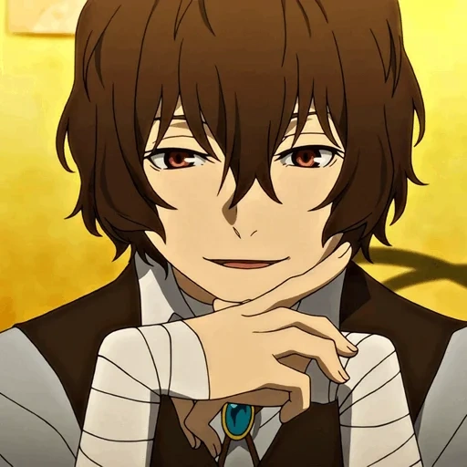 osamu dazai, dazai, osamu dazai animation, ozaiji, osazai osamu animation