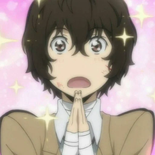 tathagata, gran regla de sacrificio, dajai osamu vp, animación de osa osa dazai, dazai osama lindos dibujos animados