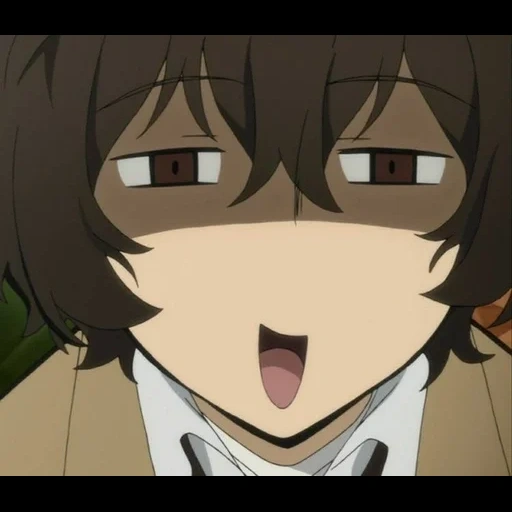 dazai, papà, osamu dadzai, dadzai osamu è arrabbiato, dadzai osamu testardo