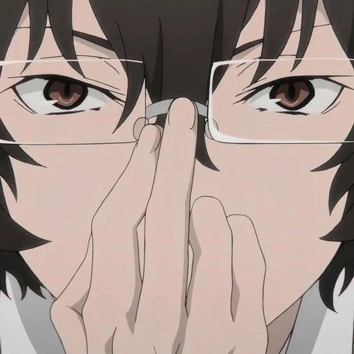 picture, anime dazai, osamu dadzai, dazai osamu anime, dadzai osamu surprised