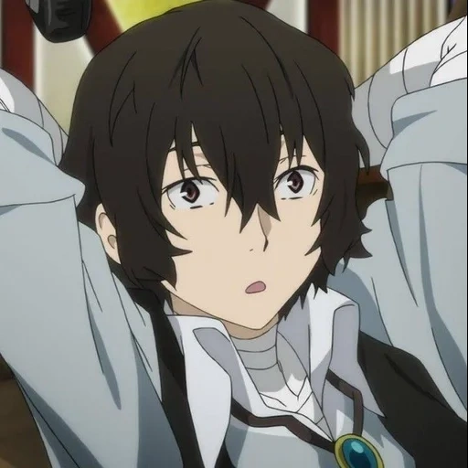 dazai, dadzai, osamu dadzai, anime dazai osamu, anjing anjing liar yang hebat dazai