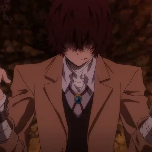 osamu dadzai, perros errantes dazai, anime dadzai osamu, perros callejeros de anime dazai, gran perros callejeros dazai