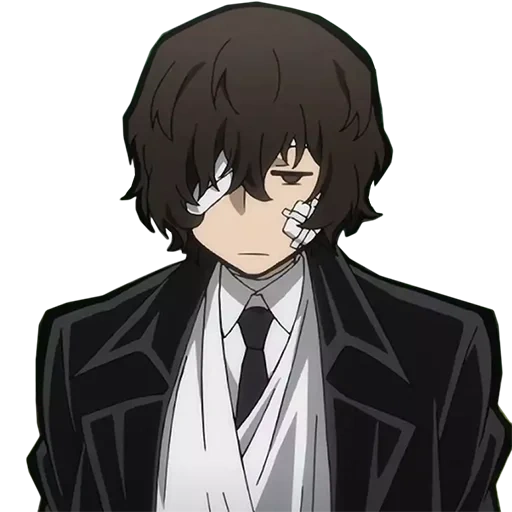 papà, dazai bsd, osamu dadzai, dadzai osamu art, adesivi di dadzai osama