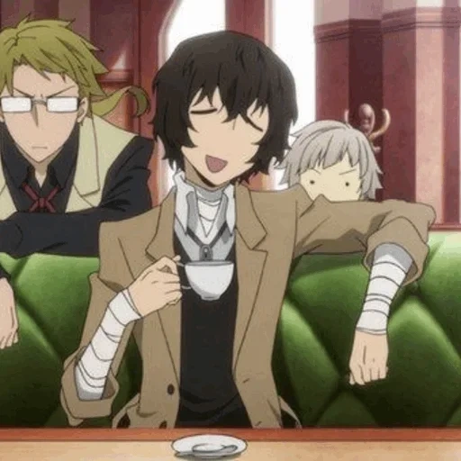 osamu dadzai, dazai kunikida, dadzai osama personal, große streunende hunde dazai, große streunende hunde dazai kunikid