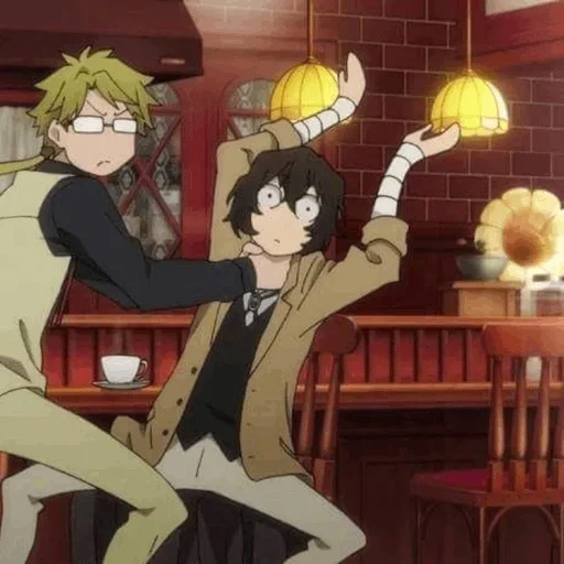 dazai kunikida, from stray dogs, great stray dogs, great wandering dogs of kunikid, great stray dogs funny moments