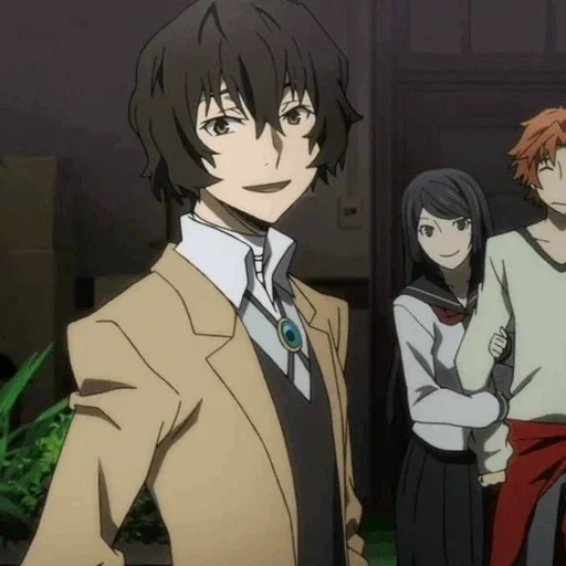 dazai, dadzai, dazai anime, osamu dadzai, from stray dogs