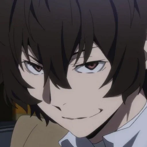 dadzai, osamu dadzai, dadzai osamu 18, great stray dogs dazai, dadzai osama screenshots smirk