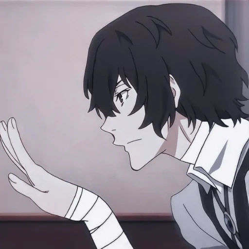 dazai, imagen, osamu dadzai, perfil de anime de osamu dadzai, gran perros callejeros dazai