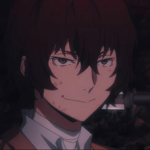 dazai, osamu dadzai, wanderende hunde dazai, dadzai osamu grinst, dadzai osamu hartnäckig